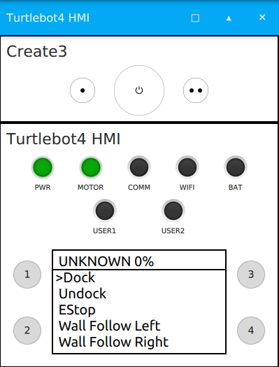 TurtleBot 4 HMI GUI